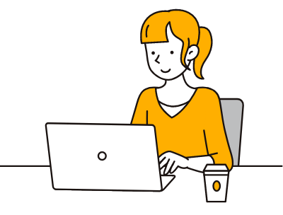 契約手続きの女性