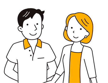 お見合い相談中の男女